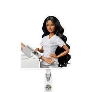 Vital Princess Med Barb Badge Reel