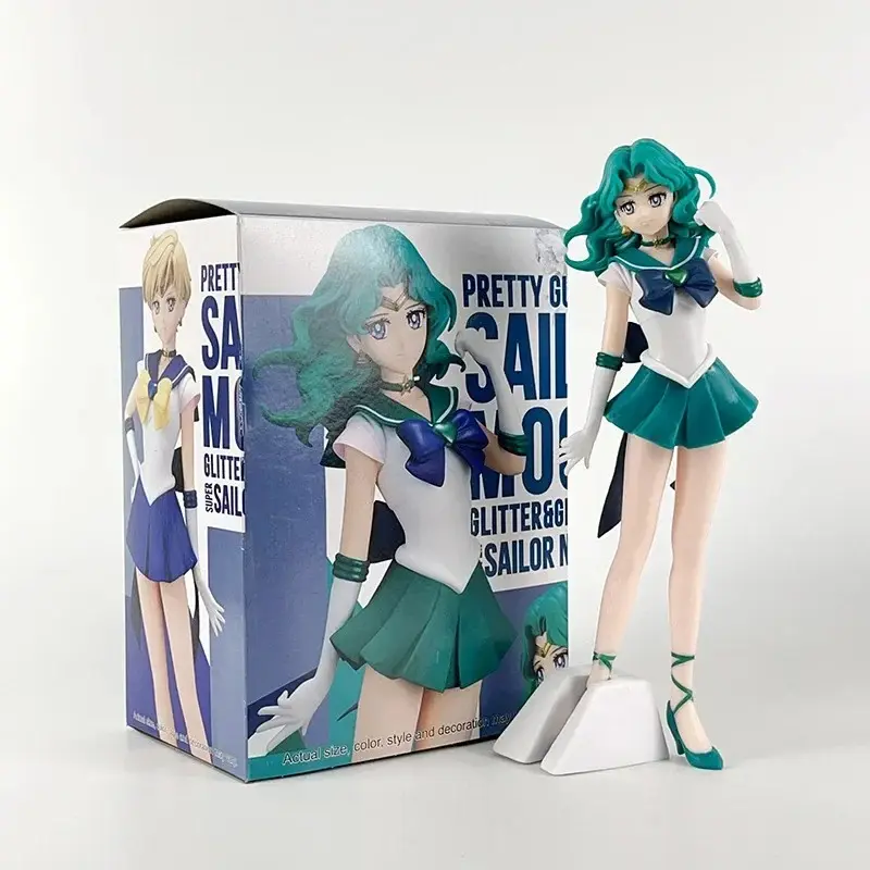 23cm Sailor Moon Setsuna Figure GLITTER & GLAMOURS, featuring Michiru Kaioh, Haruka Tenoh, and Hotaru Tomoe, is an action figure toy/gift.