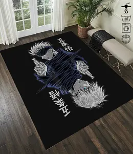 Anime Rug, Anime Art Rug, Awesome Rugs For Living Room, Home Decore Carpet, Japanese Art, Anime Rug For Bedroom Aesthetic Doormat