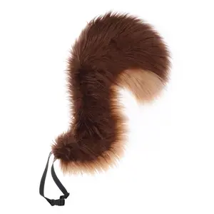 Cute Fluffy Fox Tail Costume – Realistic Faux Fur Cosplay Tail for Halloween & Daily Outfit Upgrade