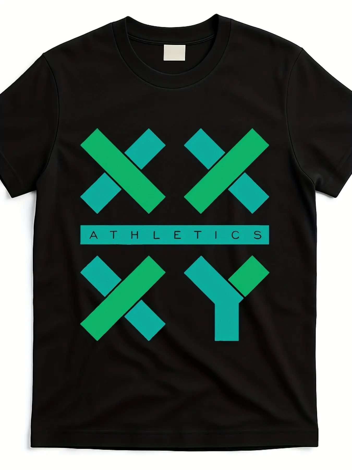 Men's 100 Cotton Retro Athletic T-Shirt with XX XY