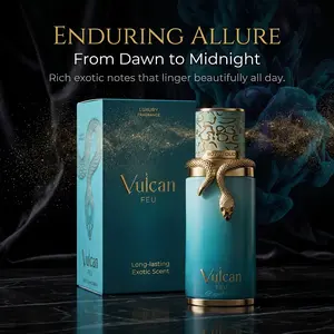 Mango Ginger Perfume Unisex 100ML, Tropical Fruity Gourmand Scent, Praline & Amber, Long Lasting Eau De Parfum, Vulcan Feu