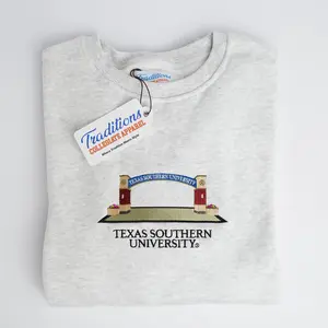 Texas Southern Crewnecks, Embroidered Sweatshirt