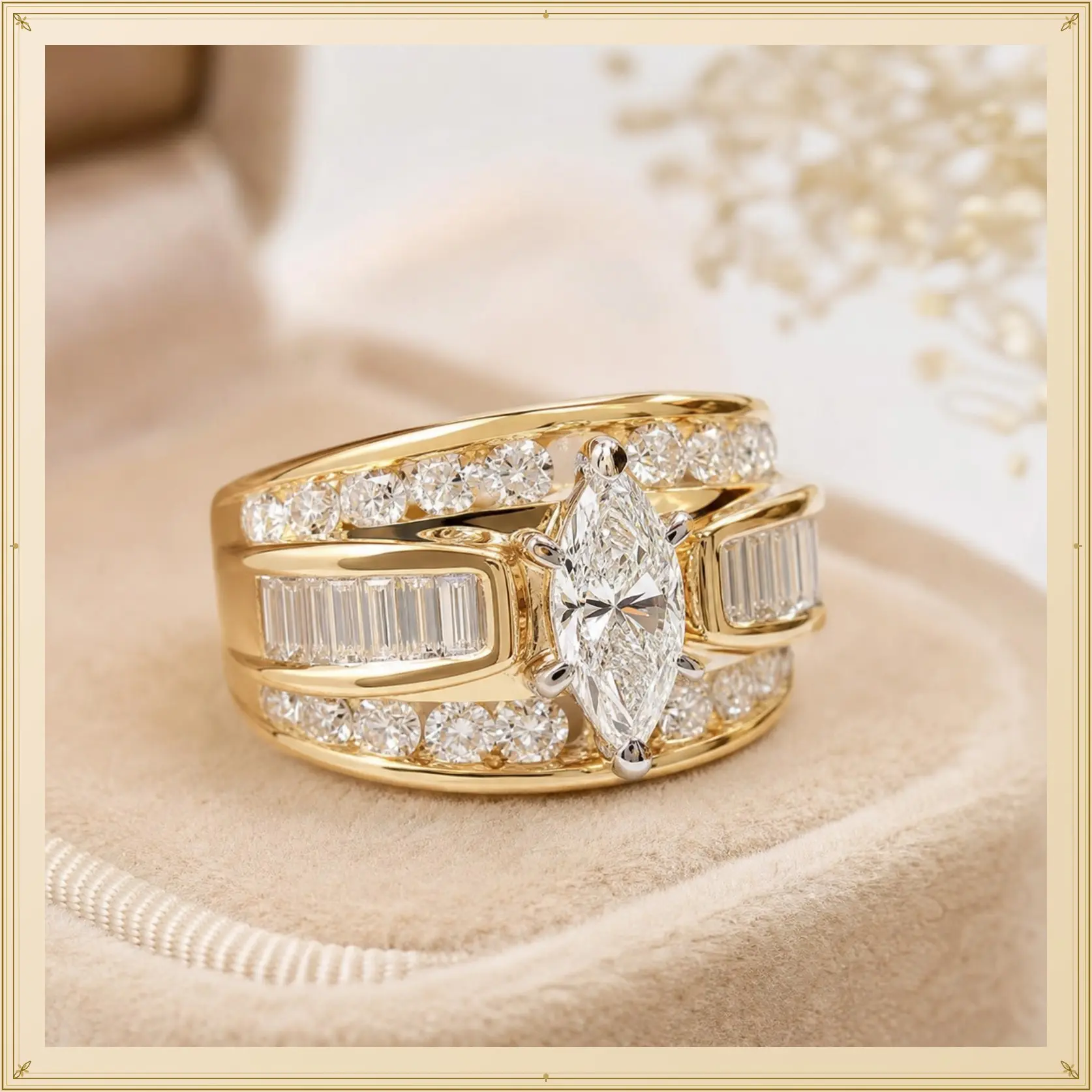 1pc Shining Elegance Cubic Zirconia Decor Ring For Wedding Engagement Promise Bride eternity Ring Anniversary Ring  Valentine's Christmas Day Gift Marriage Ring
