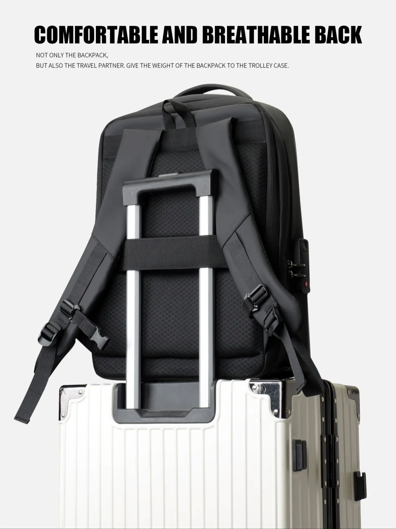 american tourister unisex black laptop backpack Wholesale American Tourister Embark Laptop Backpack