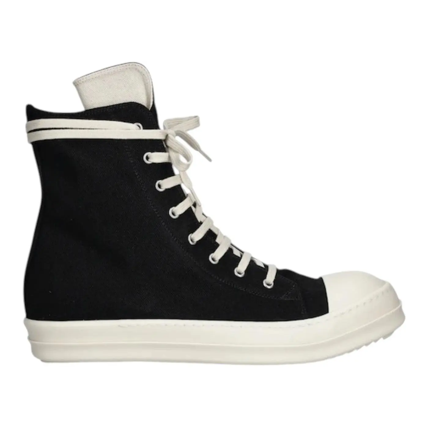 1066751 Rick Owens Wmns Hollywood DRKSHDW High Black Milk