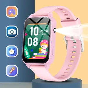 Multifunctional Smart Watch, Child Watch, Learning Calculator + LED Flashlight, Remote Control Photography, Multiple Sports Modes Tracking, Customizable Faces, Christmas Gift, Designed Exclusively for Kids