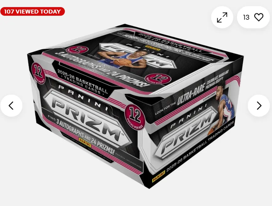 2025-26 Panini Prizm Basketball Hobby Box