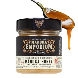 Manuka Emporium Manuka Honey MGO 263+ | Raw Monofloral New Zealand Honey | 8.8oz Glass Jar | Certified Pure Mānuka for Daily Immune Support, Wellness & Gourmet Indulgence