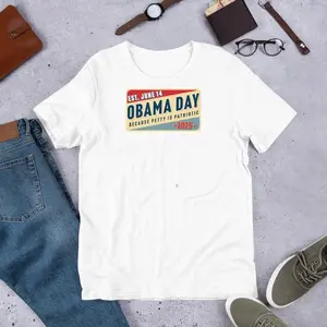 Unisex Obaman Day T-Shirt � �Because Petty Is Patriotic� | June 14th Satire Tee | Political Humor Shirt