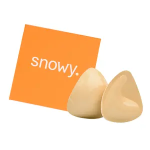 SNOWY Sticky Bra-Double-Sided Adhesive Push-Up Bra Pads-Thickened Push-Up Breast Stickers-Sticky push up pads-adhesive bra-inserts-Wedding Dress Invisible Sticky Bra-Full Bust Lift Adhesive Breast Pads-Reusable Sweat&Water Resistant Outfit Feminine