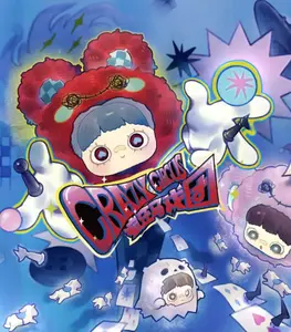 Maymei Crazy Circus Plush  Keychain Blind Box Toy Doll