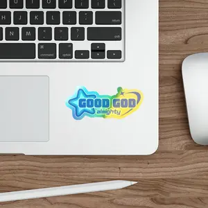 Good God Almighty - Holographic Die-cut Stickers
