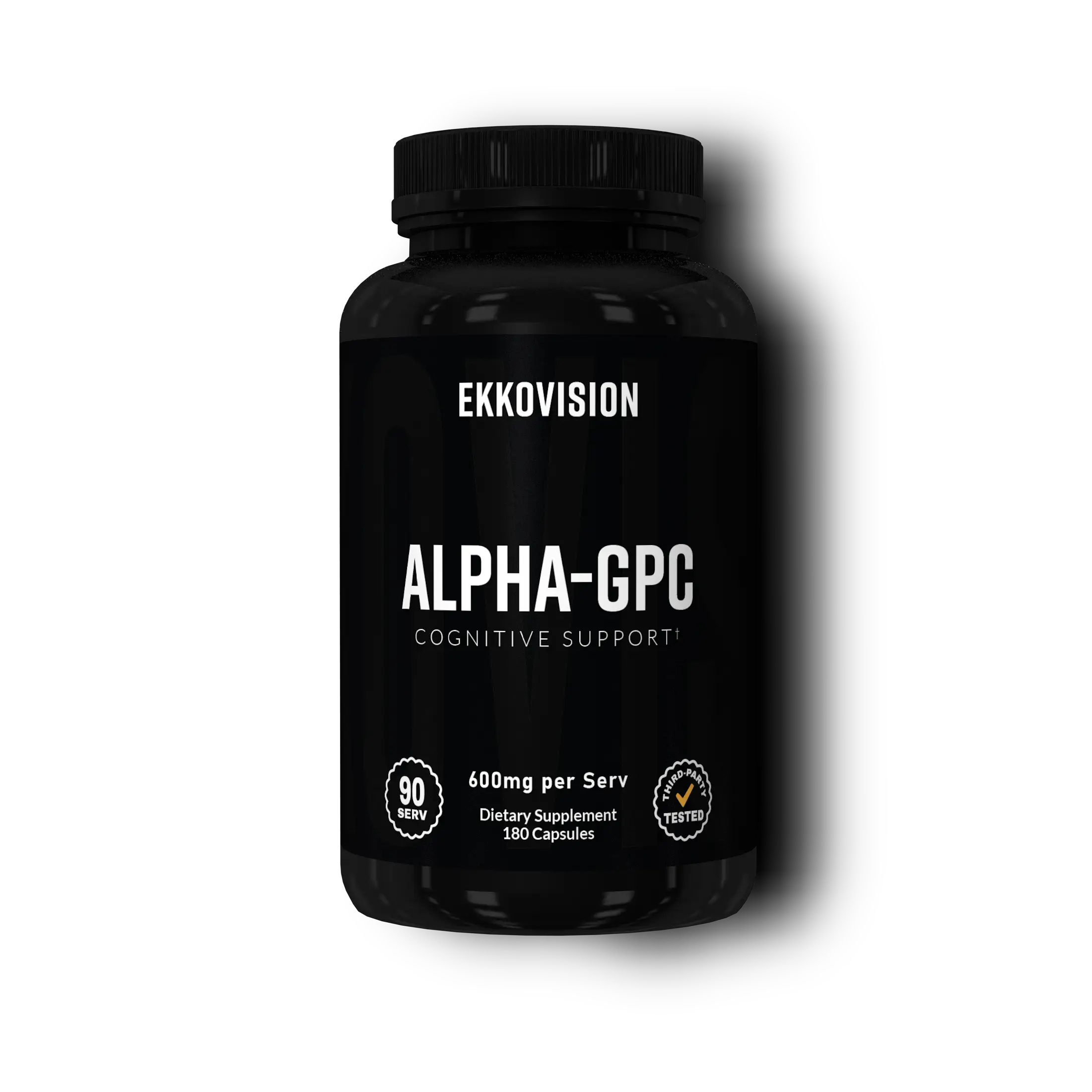 EKKO Alpha GPC Capsules | Cognitive Support | 3rd Party Tested
