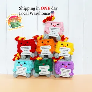 Emotional Support Crochet Dumpster Fire Amigurumi, Buring Fire, Funny Crochet Meme, I'm Fine, Holiday Gift, Crochet Transh Can, Chrismtas