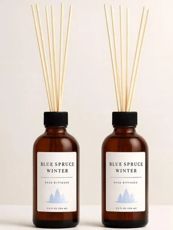 Scented Reed Diffusers - Easy to Use Reed Design for Relaxing Aroma in Bedrooms Living Rooms & More