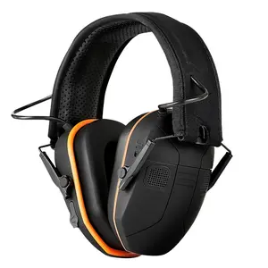 VEVOR Safety Earmuffs, Electronic Ear Muffs with 5.3 Bluetooth Technology and Sound Amplification, Noise Reduction Headphone NRR23dB, Hearing Protection Earmuffs for Shooting, Lawn Mowing and Work