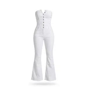Blanc Muse Denim Jumpsuit
