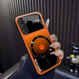 “God’s Plan” MagSafe phone case — neon cyberpunk faith magnetic cover for Galaxy S23 FE — 975