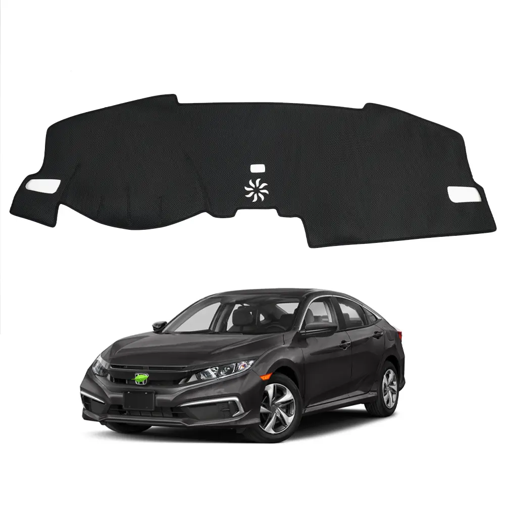 KUST Dashboard Cover Mat for Honda Civic 2022-2025 2026 Accessories Dash Cover Ice Silk Fabric Dash Mat Sunshade Glare UV Rays Protector, Sun Shades, Sunshade For Car, Uv Protection, Glare Blocker