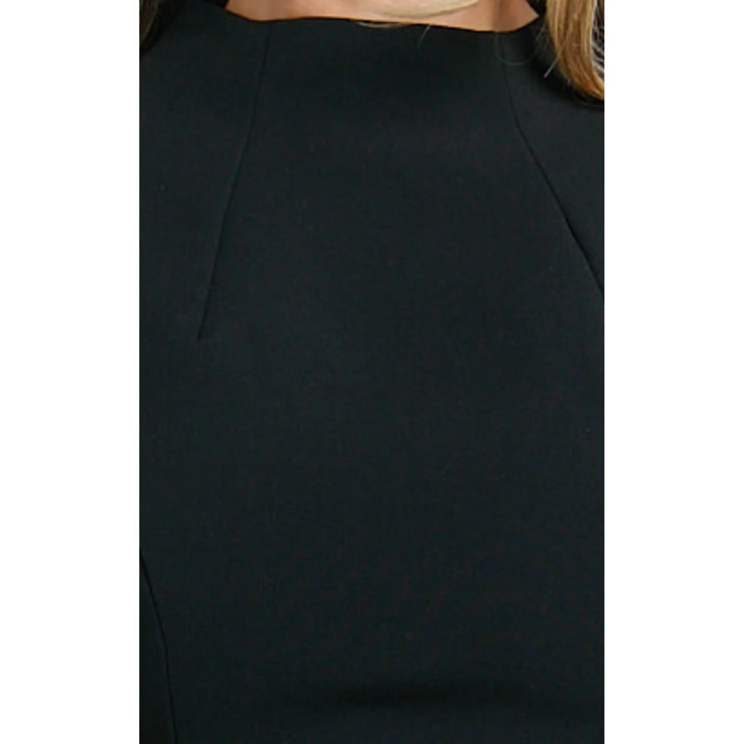 Langley Mini Dress - Sleeveless High Neck Faux Wrap Tulip Dress in Black -  TikTok Shop