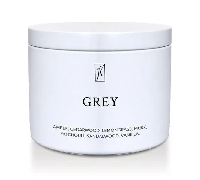 Grey | 3-Wick Tin 14 oz
