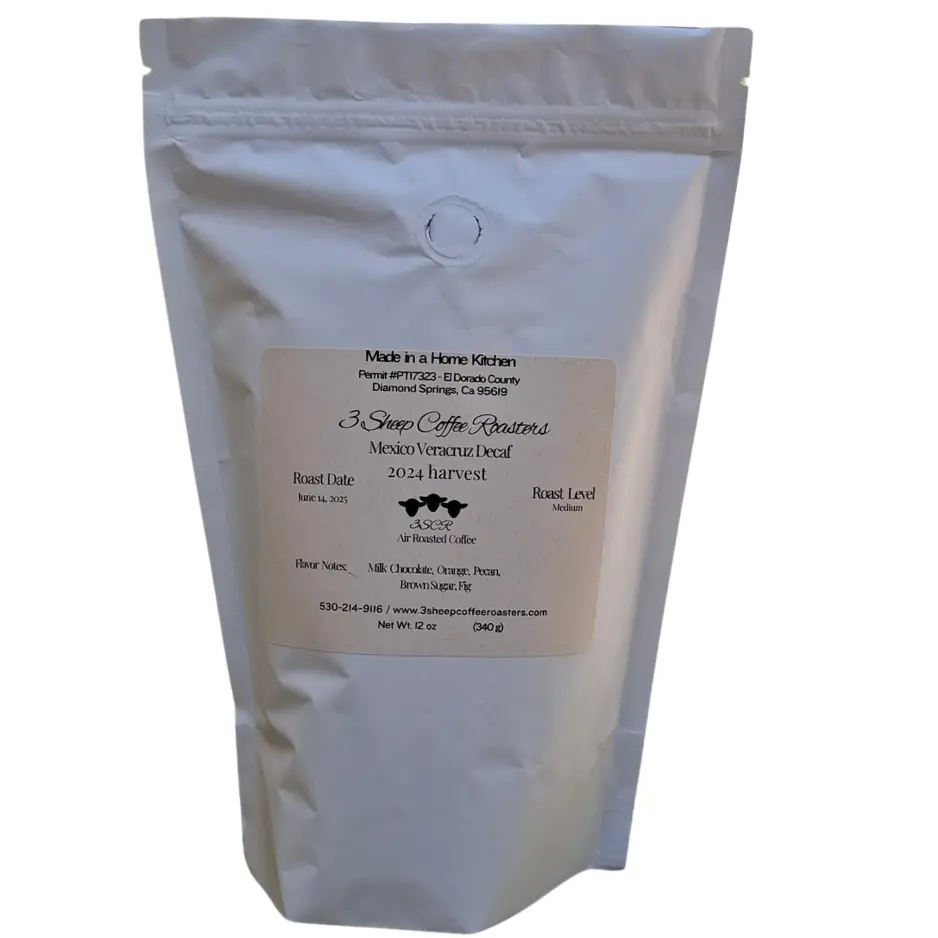 Mexico Veracruz Decaf (Single Origin) (Whole Beans) (Decaffeinated)