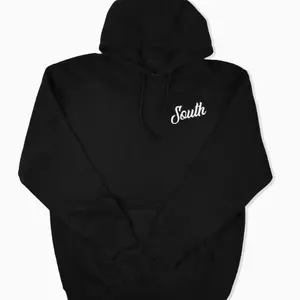 Southern Premium Comfort Hooodie with Embroidered South Logo Chest & Pennant Logo Wrist 80% Cotton 20% Polyester Fleece Lined Hood