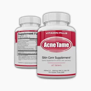Acne Pills- Vitamin Supplements for Acne Treatment- Natural Skin from Hormonal Cystic Pimples- Oily Skin Vitamins Pill for Women, Healthcare Edible