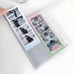 Clear Photo Booth Frames - Photo Booth Album For 2x6 Inch Photo Strips Wedding Album 2 x 6 Bookmark Holder 20 Pages Photos outdoorfun