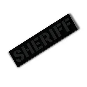 [SHERIFF] Operator PVC Patch [BLK/BLK]