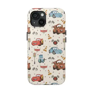 Cute Lightning Mcqueen iPhone Case for iPhone 15, 14, 13, 12, 11, Pro Max, Pro, Mini, Plus, 8, X, Xs, Unique Design, Accessories Proctection Devices Protection Shockproof