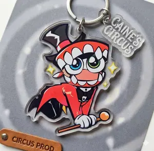The Amazing Digital Circus Acrylic Keychain, Chibi Caine Keychain