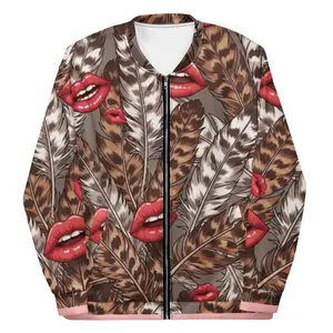 Kissing Hawk Bomber Jacket