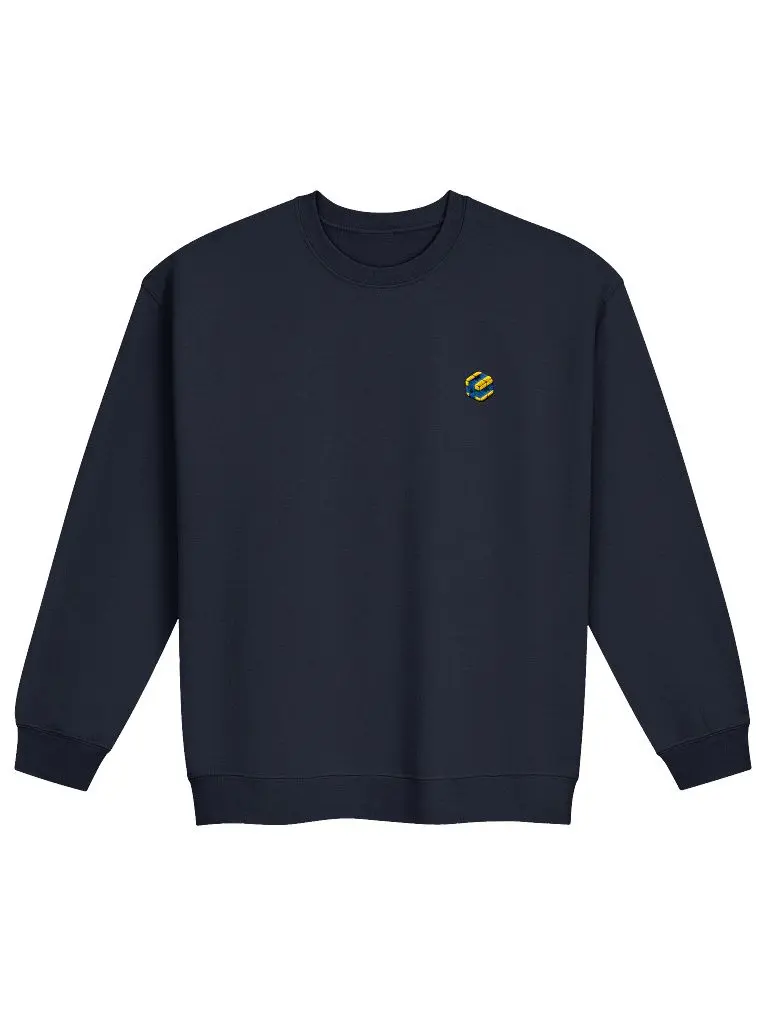 Butter Dice Embroidered Crewneck Sweatshirt