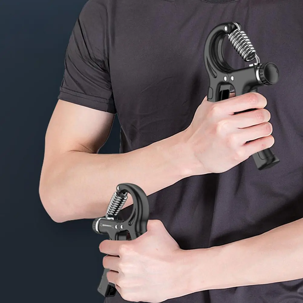 5-60Kg Adjustable Heavy Gripper Fitness Hand Exerciser Grip FatGrip Wrist Increase Strength Spring Finger Pinch Carpal Expande