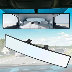 Panoramic Rearview Mirror for Enhanced Safety & Wide-Angle Visibility Ideal for Vehicles Needing Superior Rear Visibility. 11.81 inch
