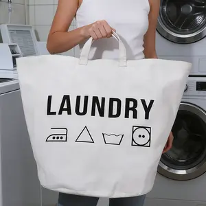 Large Capacity Fabric Portable Laundry Basket, Foldable Dirty Clothes Storage Bin, Ideal for Bedroom, Living Room, Bathroom, Dormitory, Foldable Laundry Hamper