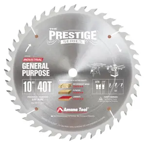 Amana Tool Prestige 10 Inch 40 Teeth General Purpose Saw Blade