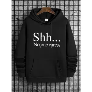 Women's humorous and sarcastic statement apparel Graphic Hoodie - Long Sleeve Pullover Regular Fit | Soft & Breathable Fabric, Durable Print, Everyday Comfort, Machine Washable, casual and minimalist urban or indoor setting with a textured wall background