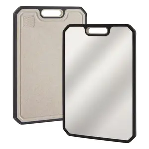 15*11 in Titanium Cutting Boards, Double Sided Cutting Board, 2-in-1 Food Grade for Fresh Meat Vegetable, Easy to Clean