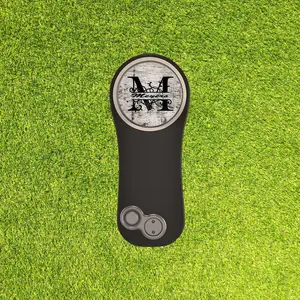 Personalized PitchFix Divot Tool | Golf Accessories | Golf Gifts | Distressed Wood Monogram