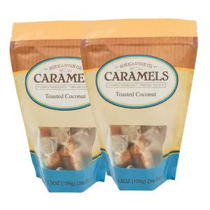 Toasted Coconut Caramels | Pack of 2 | 12 Caramels Each | Boxicanyon Caramels