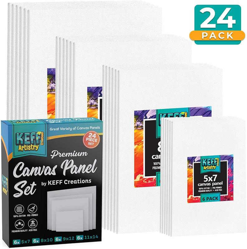 24 Multi Pro Pack Canvases For Painting