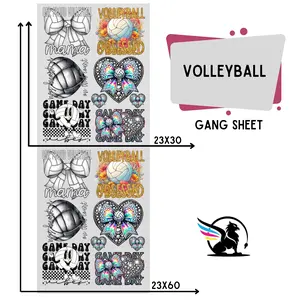 Volleyball | Premade DTF Transfer Gang Sheet For Graphic Tees