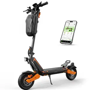Adult Dual-Motor Electric Scooter, 1600W Off-Road E-Scooter, 32MPH Max Speed, 35Miles Range, With APP Connectivity