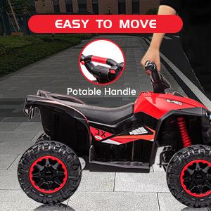 GARVEE 12V Electric Ride-On Tractor with Remote Control, 35W Dual Motors, Bluetooth Music/USB, Safety Belt, 3-Gear Shift, 7 LED Lights, Powered by Battery, Green