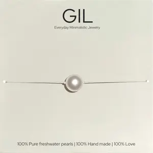 GIL B.012 Bracelet - Real Natural Fresh Water Pearls Handmade Jewelry Accessory for Women's Fashion