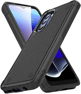 Phone Cases for Moto G Stylus 5G 2022 Case, Shock Absorption Hybrid Double Layer Rubber Case Full-Body Protective Case Cover for Motorola Moto G Stylus 5G 2022 (Black)