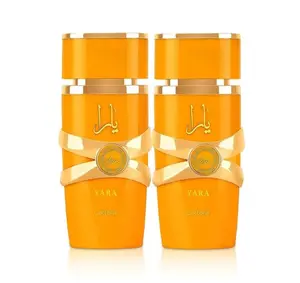 2 Pack of Yara Tous for Women Eau de Parfum Spray, 3.40 Ounces / 100 ml by Lattafa